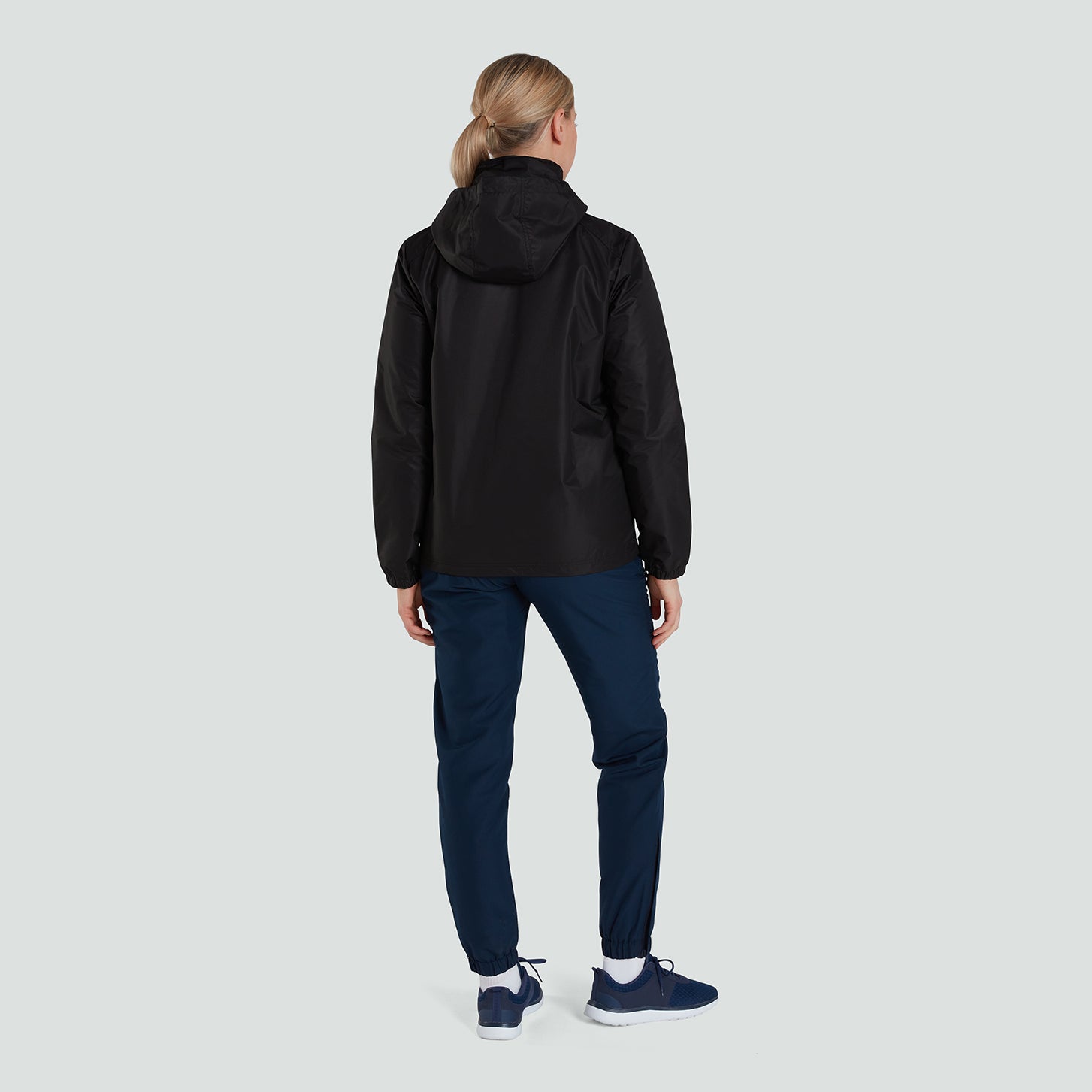 Womens Club Vaposhield Full Zip Rain Jacket Black | Canterbury