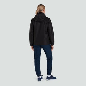 Womens Club Vaposhield Full Zip Rain Jacket Black