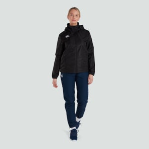 CANTERBURY CLUB VAPOSHIELD FZ RAIN JACKET AF BLACK