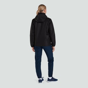 CANTERBURY CLUB VAPOSHIELD FZ RAIN JACKET AF BLACK
