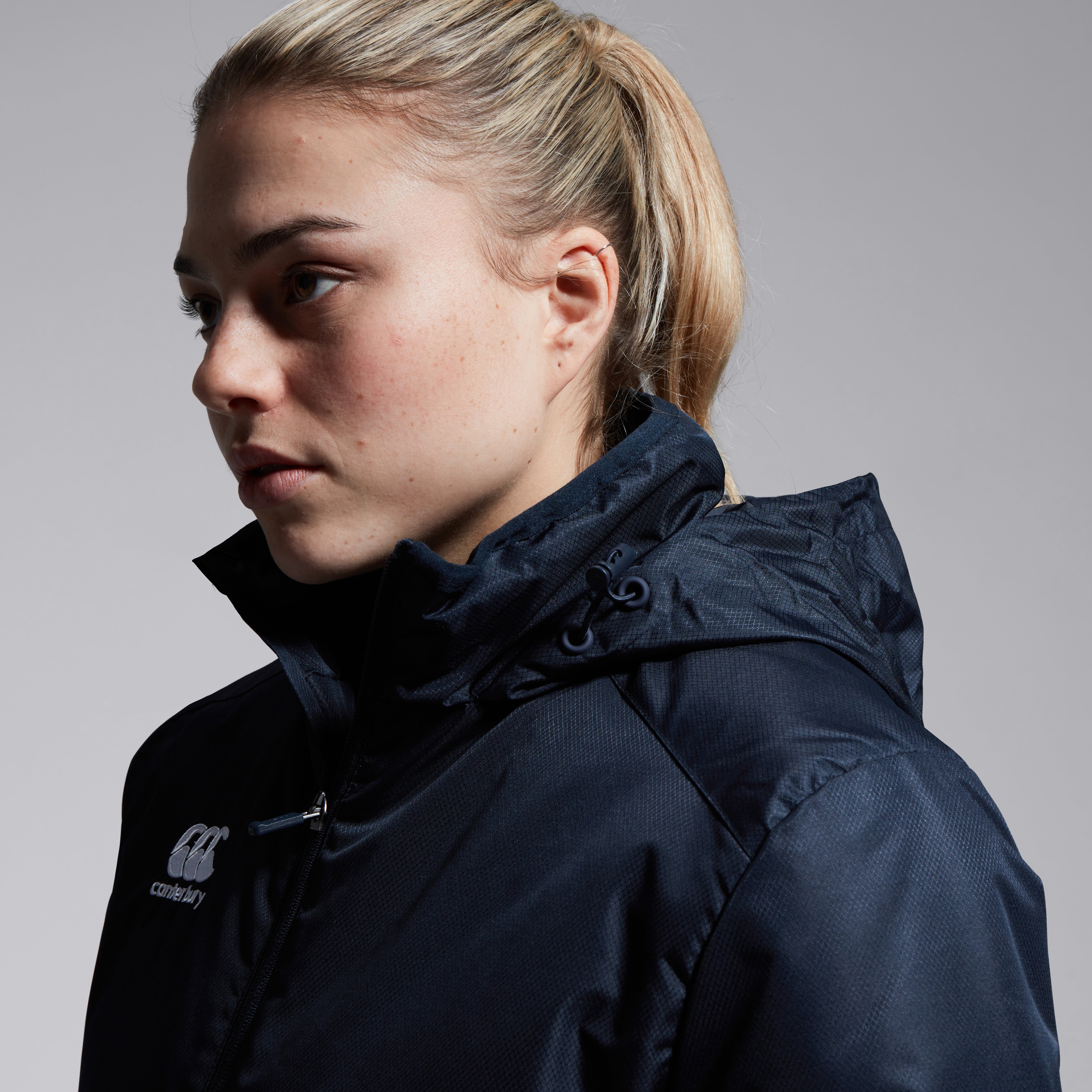 Womens Club Vaposhield Stadium Jacket Navy | Canterbury