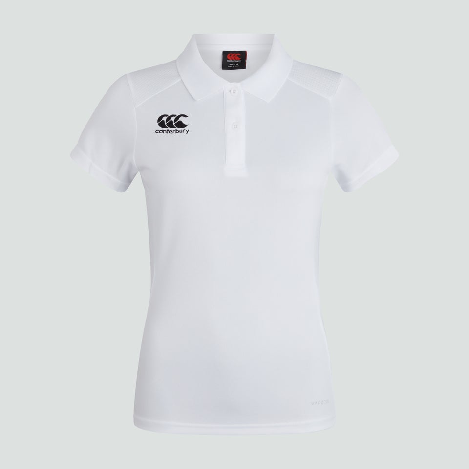 Womens Club Dry Polo Shirt White