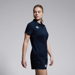 Womens Club Dry Polo Shirt Navy