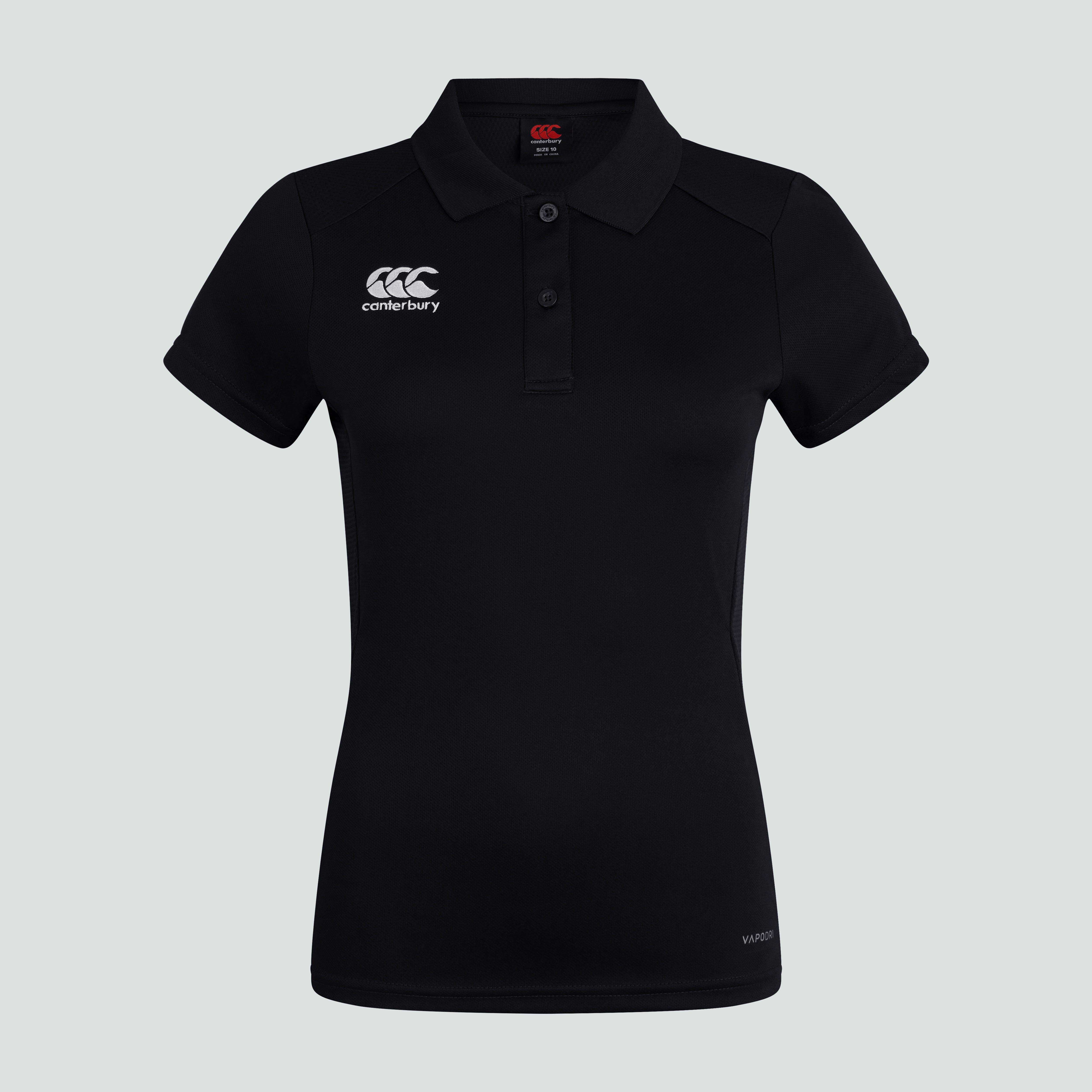 Womens Club Dry Polo Shirt Black | Canterbury