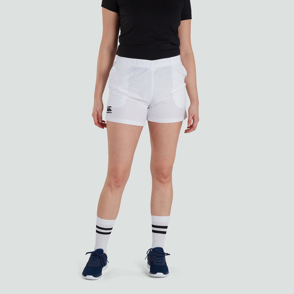 Womens Club Shorts White