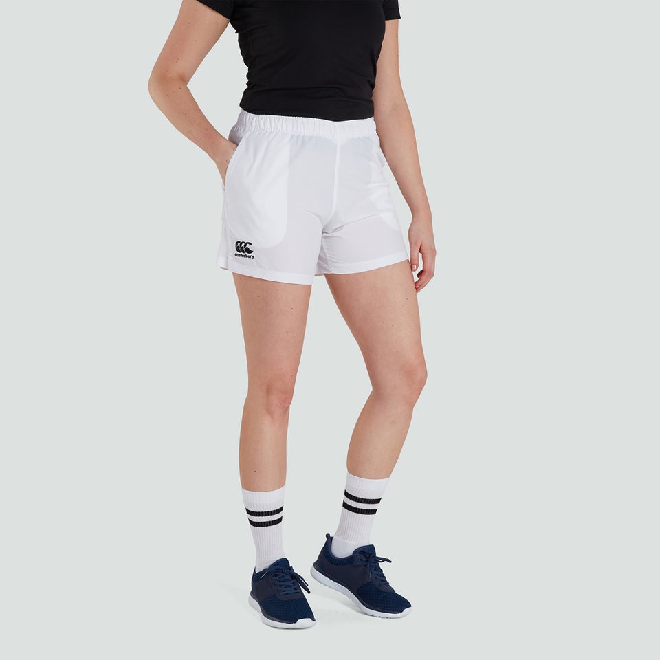 Womens Club Shorts White