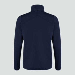 Womens Club 1/4 Zip Mid Layer Training Top Navy