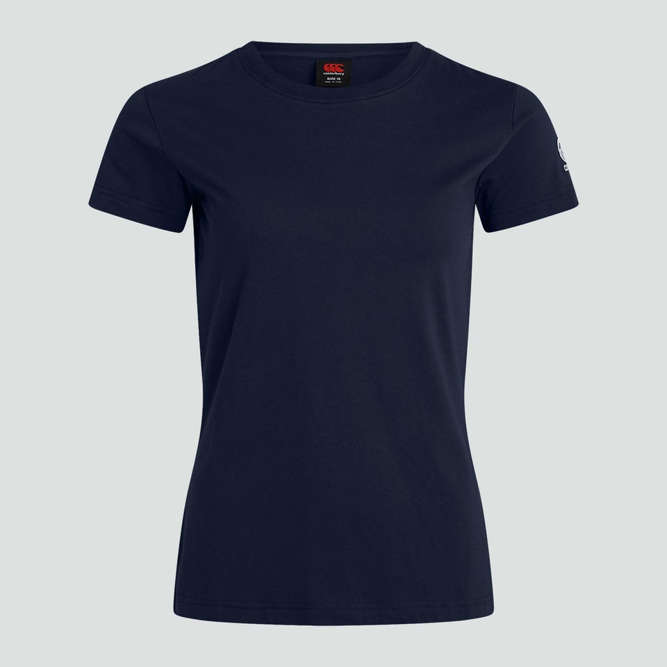 Womens Club Plain Tee Navy