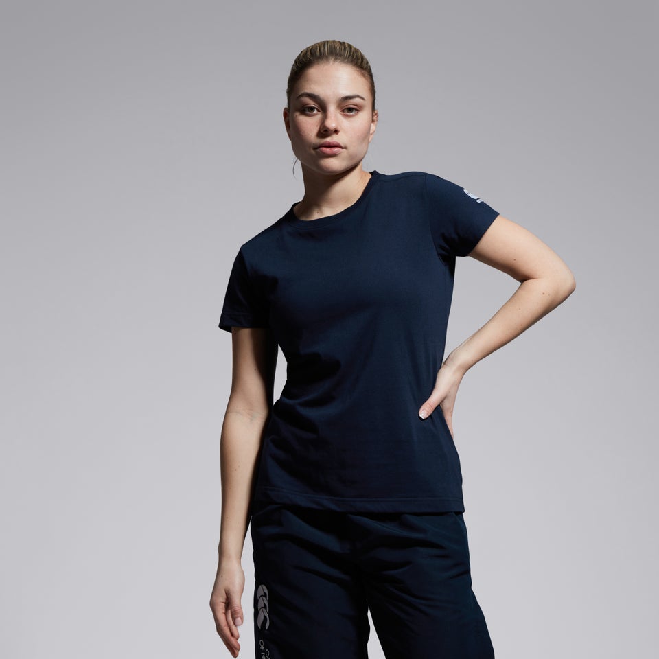 Womens Club Plain Tee Navy