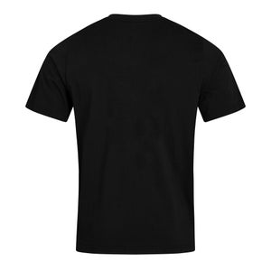 WOMENS CLUB PLAIN T-SHIRT IN BLACK