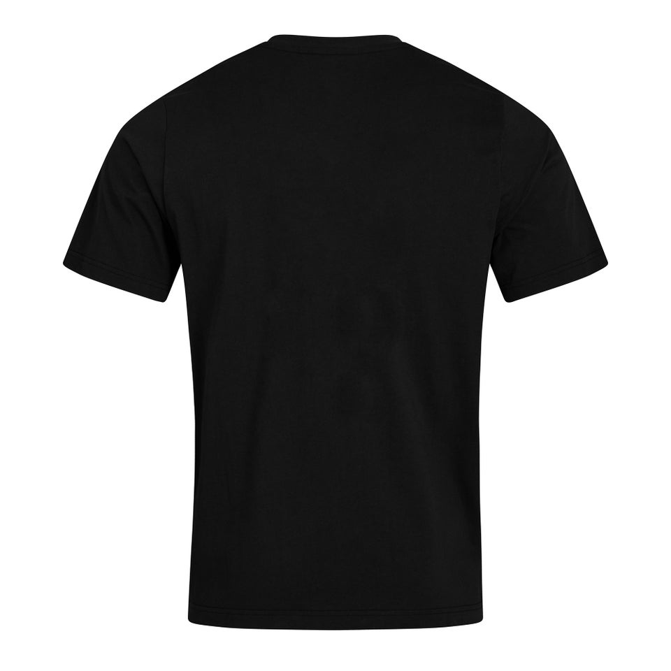 WOMENS CLUB PLAIN T-SHIRT IN BLACK