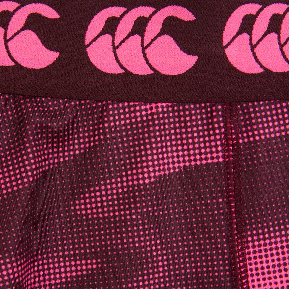 Womens Vapodri Printed Full Length Tights Pink