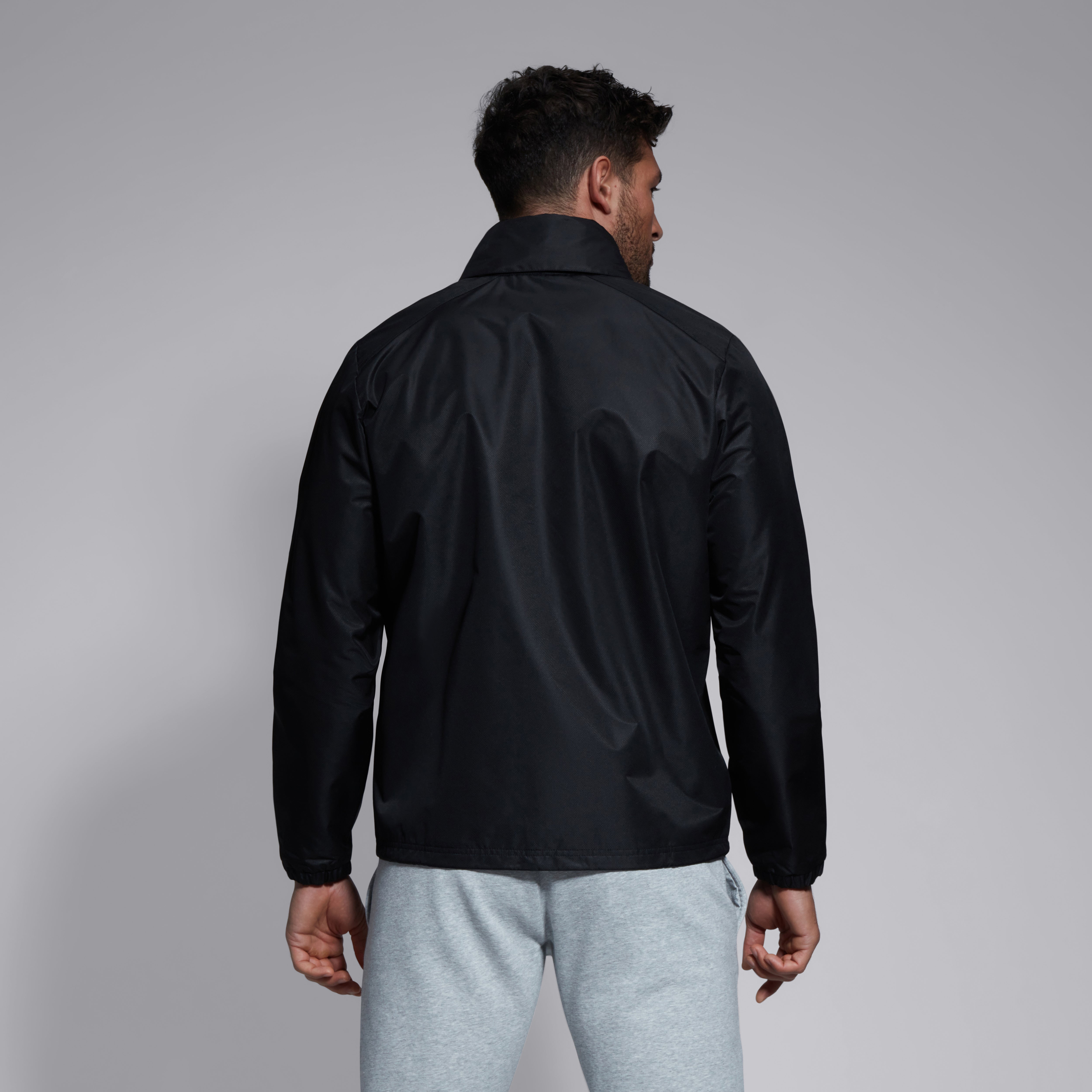 Mens Club Vaposhield Full Zip Rain Jacket Black | Canterbury