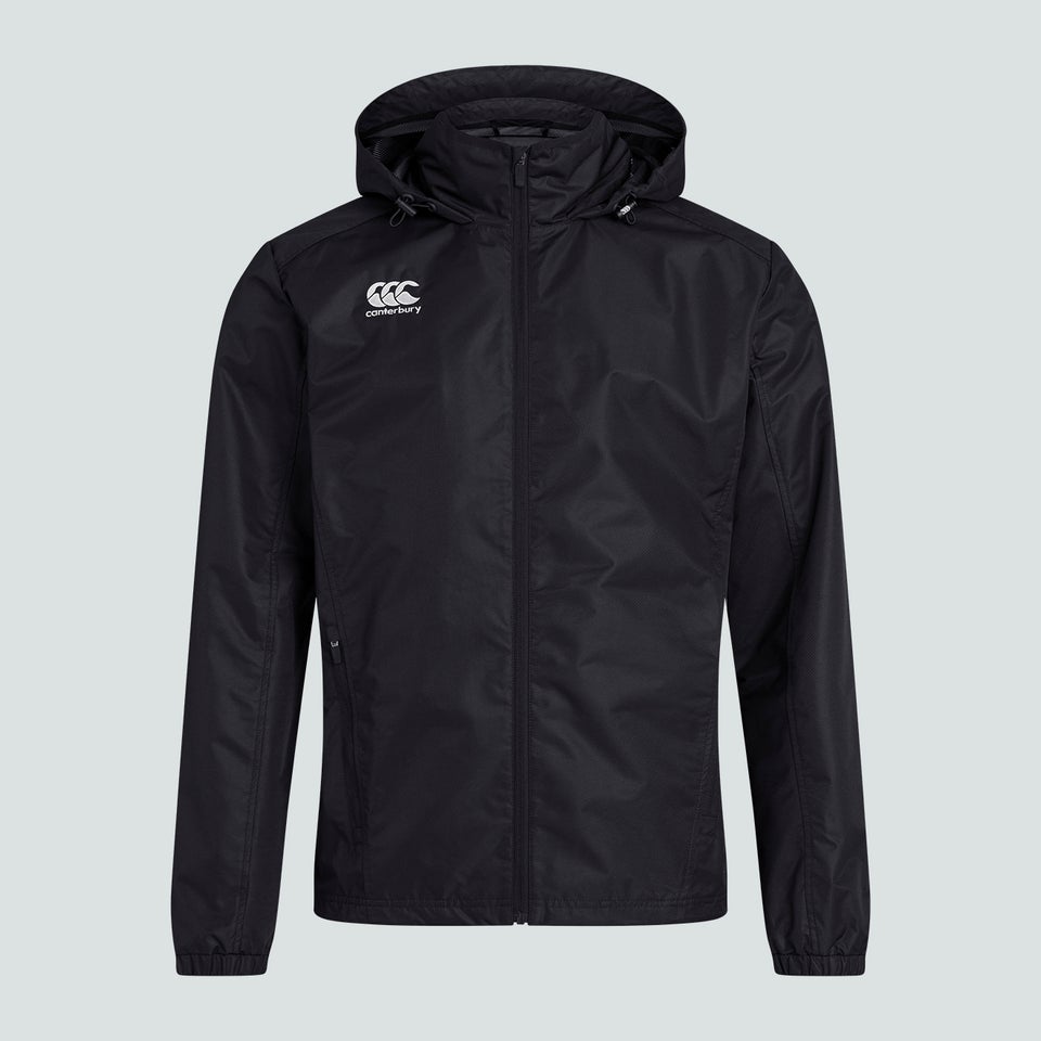 Mens Club Vaposhield Full Zip Rain Jacket Black