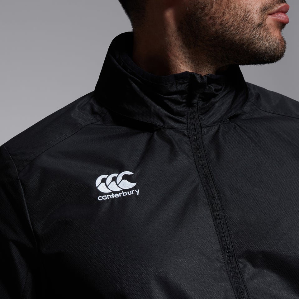 Mens Club Vaposhield Full Zip Rain Jacket Black