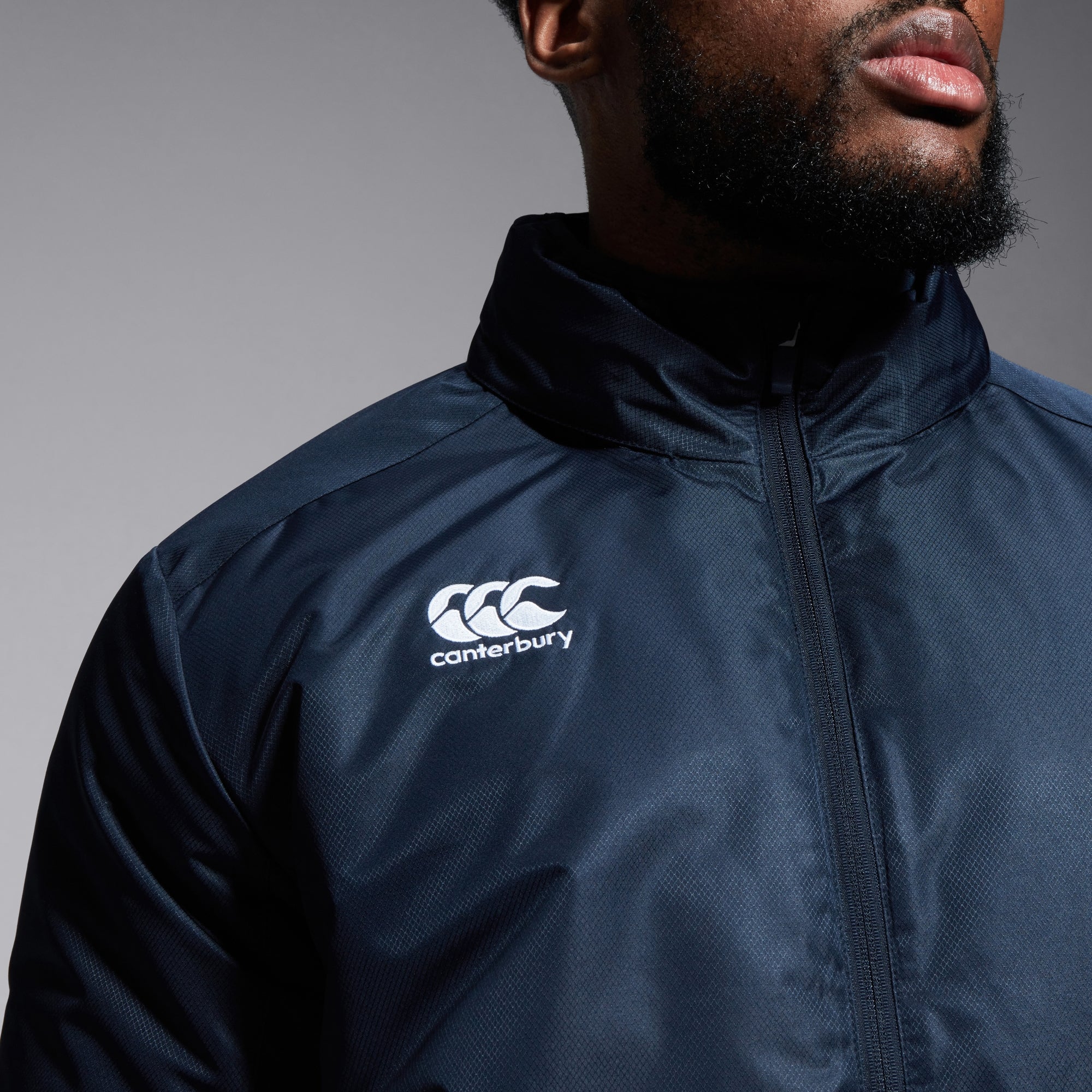 M CLUB VAPOSHIELD STADIUM JACKET NAVY | Canterbury Australia