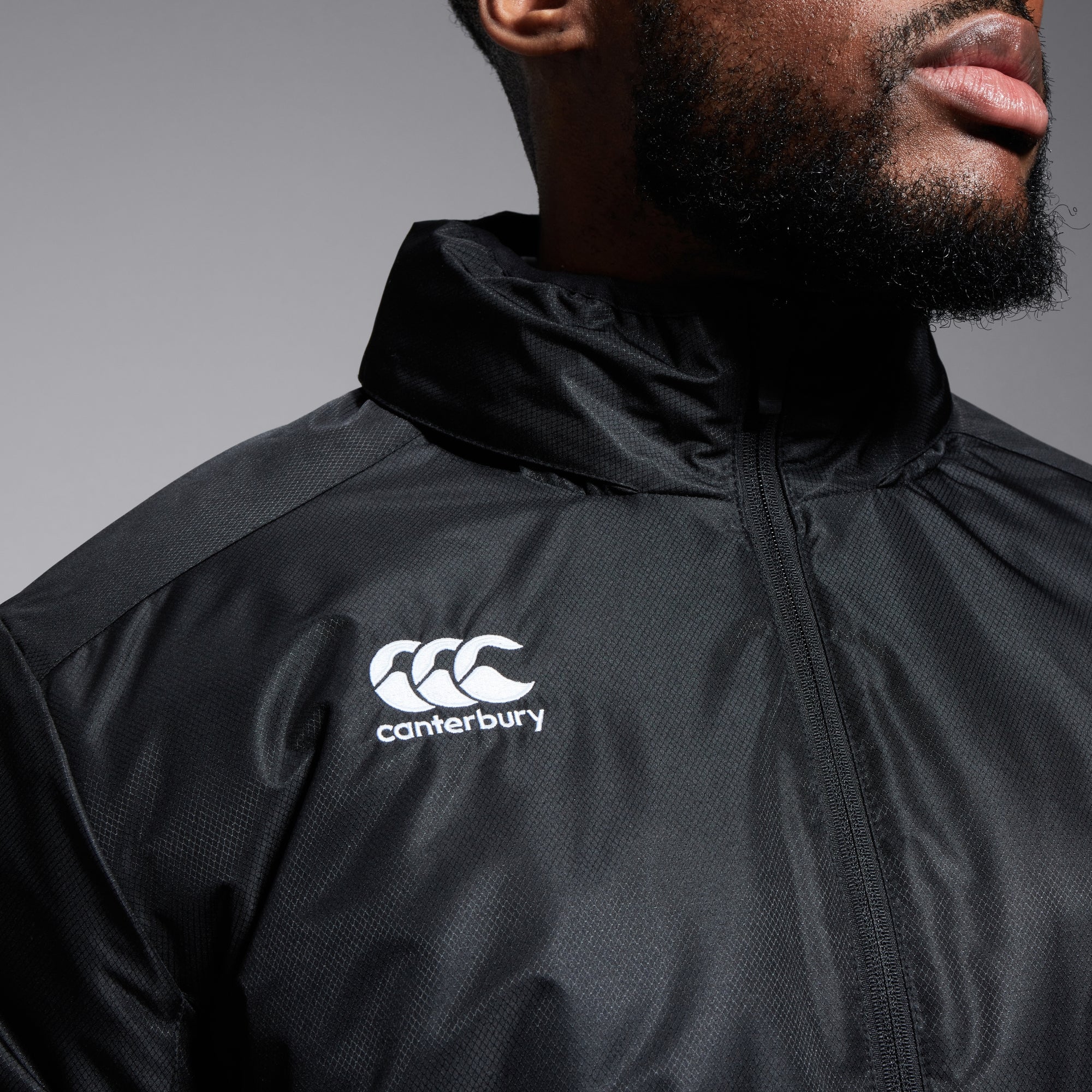 M CLUB VAPOSHIELD STADIUM JACKET BLACK | Canterbury Australia