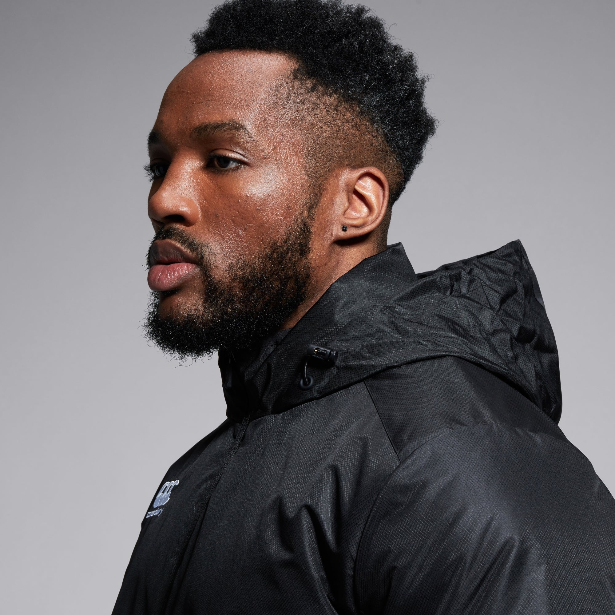 M CLUB VAPOSHIELD STADIUM JACKET BLACK | Canterbury Australia