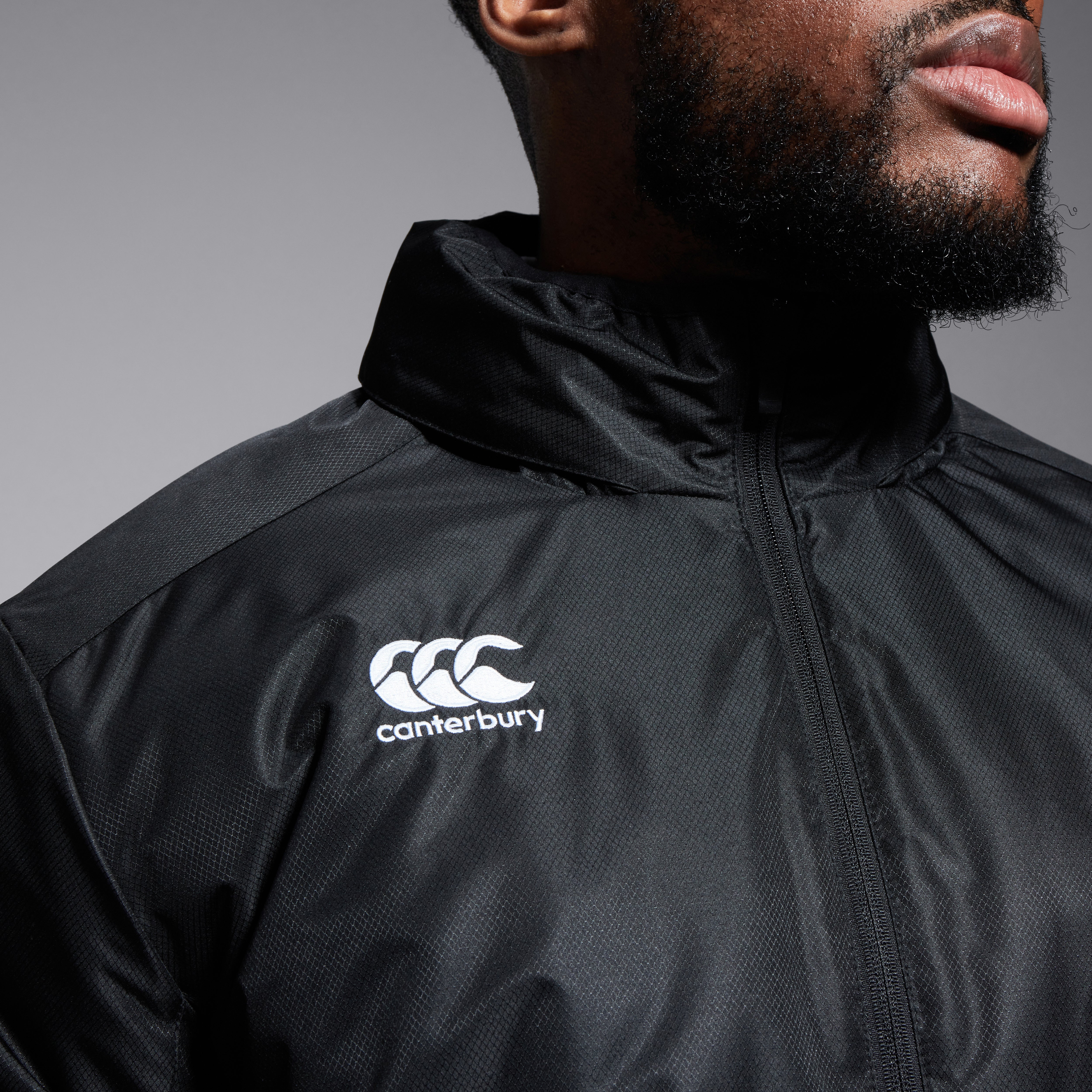 Mens Club Vaposhield Stadium Jacket Black | Canterbury