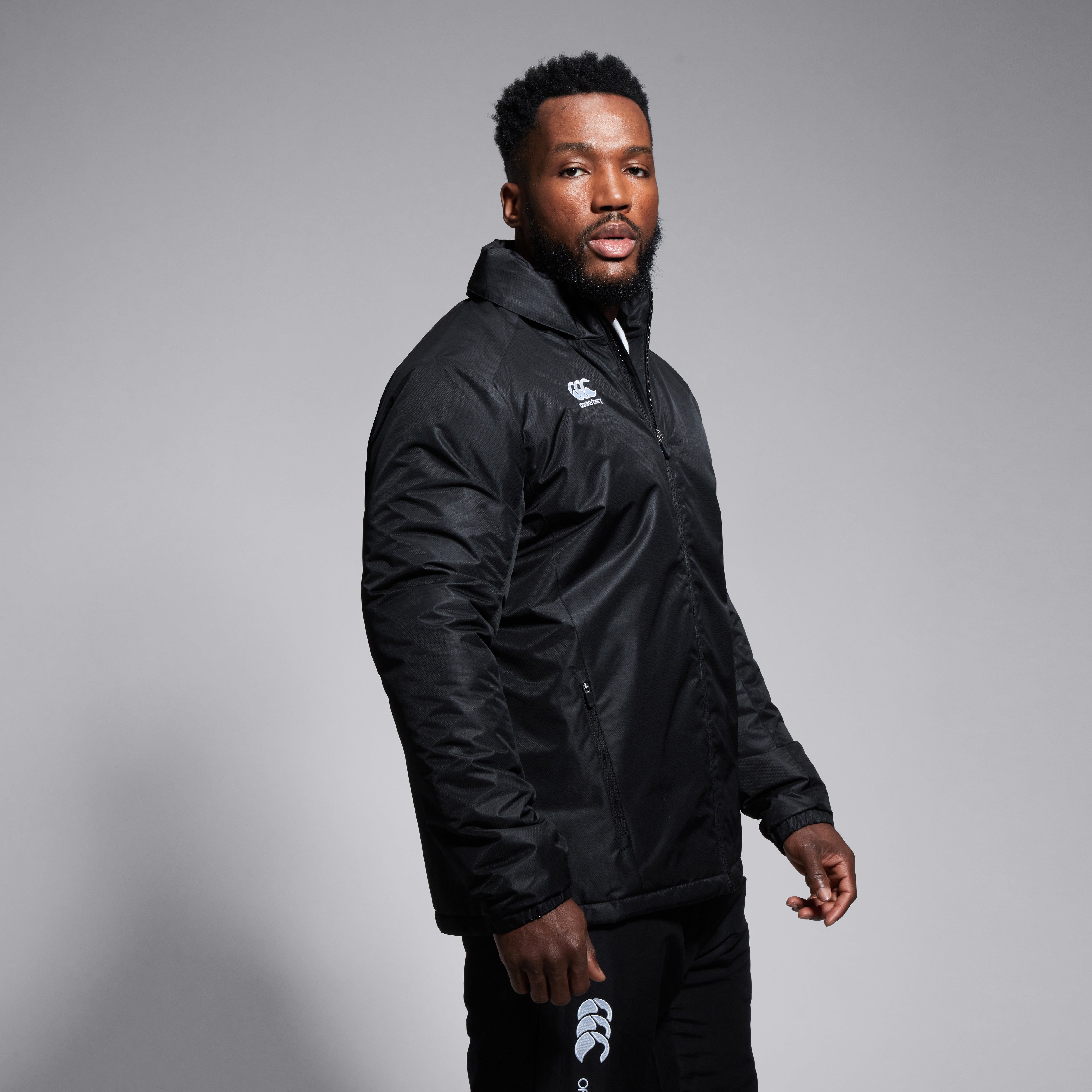 Mens Club Vaposhield Stadium Jacket Black | Canterbury