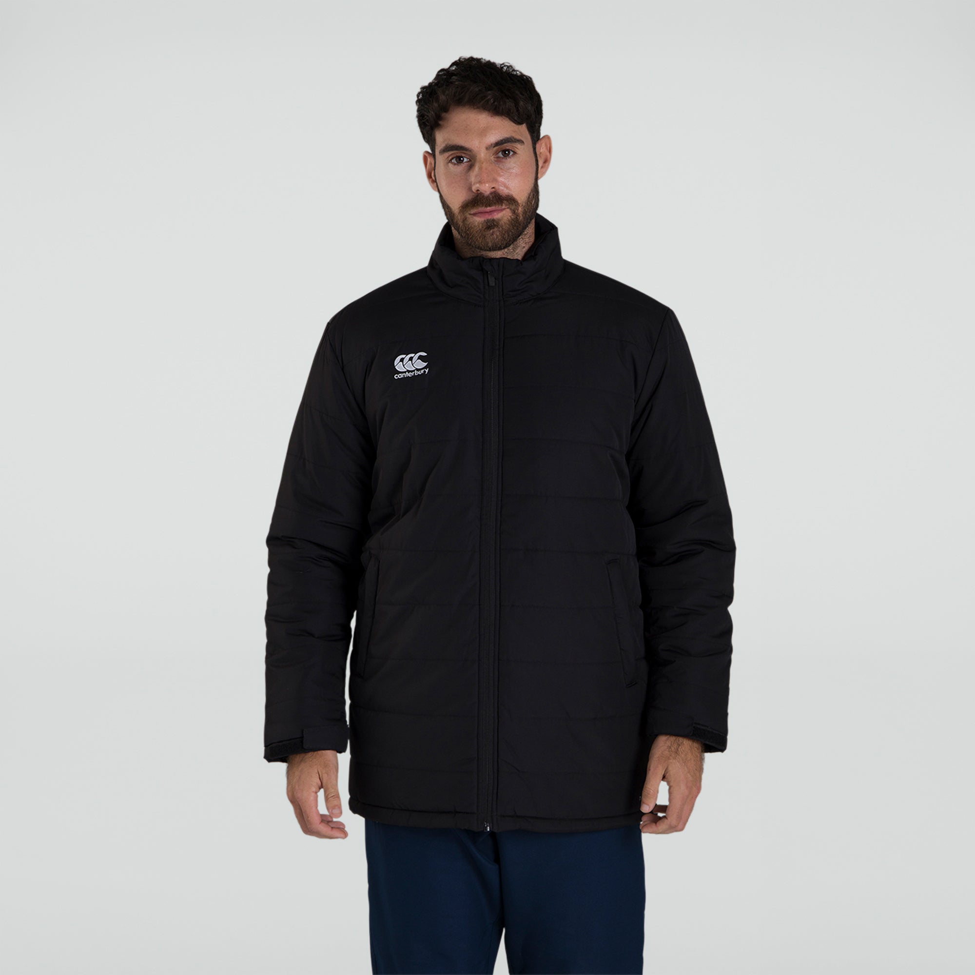 Mens Padded Jacket Black | Canterbury