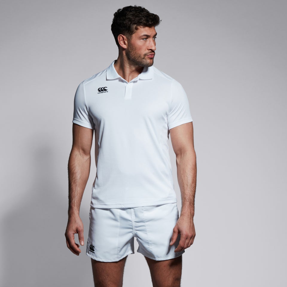 CANTERBURY CLUB DRY POLO AM WHITE