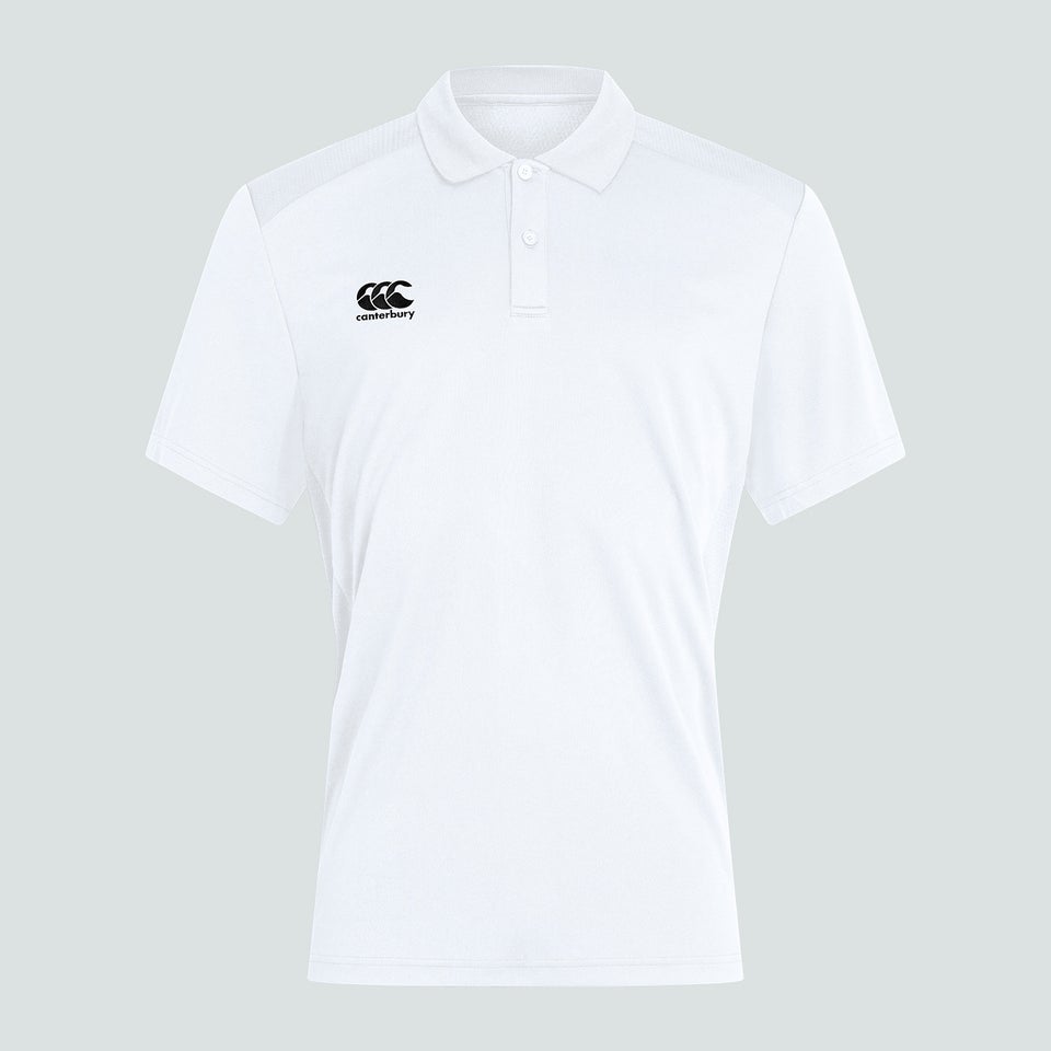 Mens Club Dry Polo Shirt White
