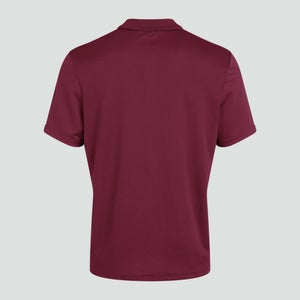 Mens Club Dry Polo Shirt Maroon