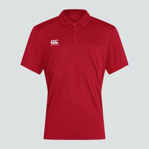 Mens Club Dry Polo Shirt Red