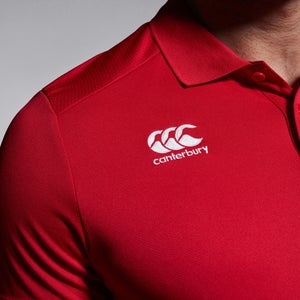 Mens Club Dry Polo Shirt Red