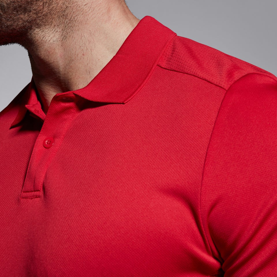 Mens Club Dry Polo Shirt Red