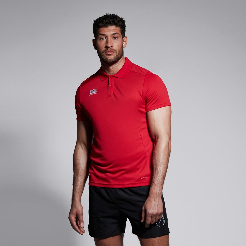 CANTERBURY CLUB DRY POLO AM RED