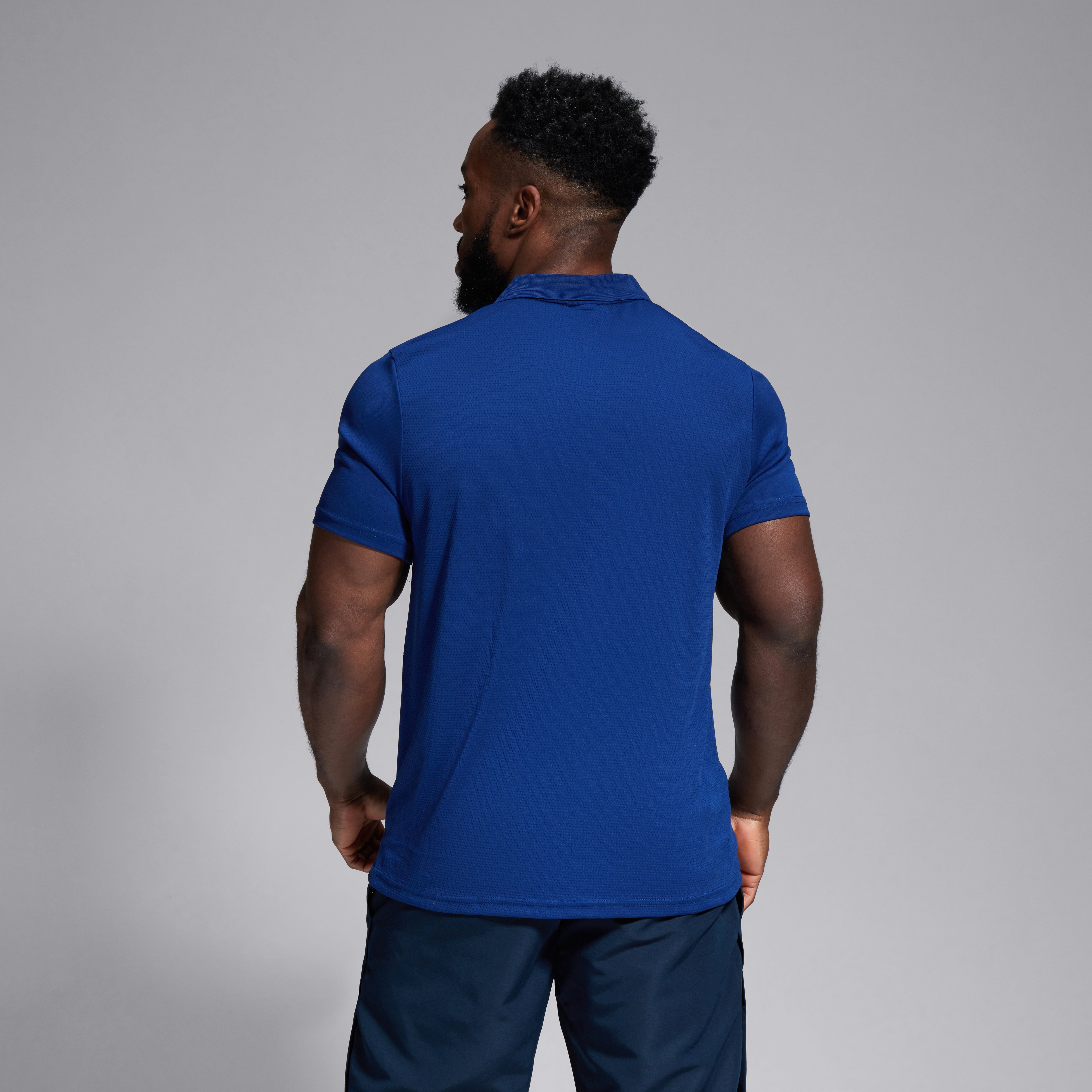 Mens Club Dry Polo Shirt Blue | Canterbury