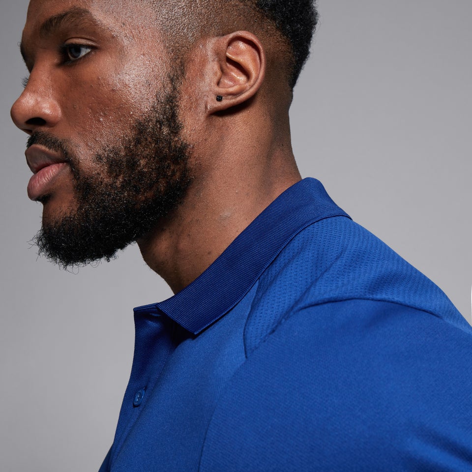 Mens Club Dry Polo Shirt Blue