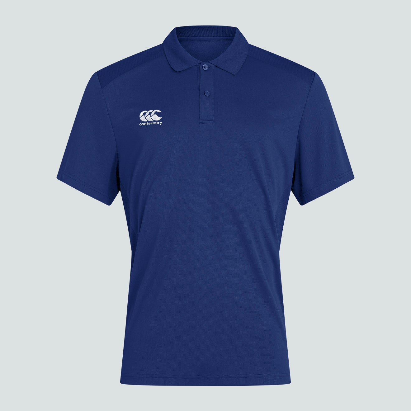 Mens Club Dry Polo Shirt Blue | Canterbury