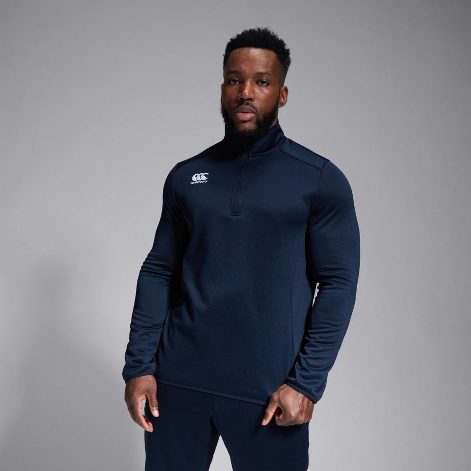 CANTERBURY CLUB QZ MID LAYER TRAINING TOP AM NAVY