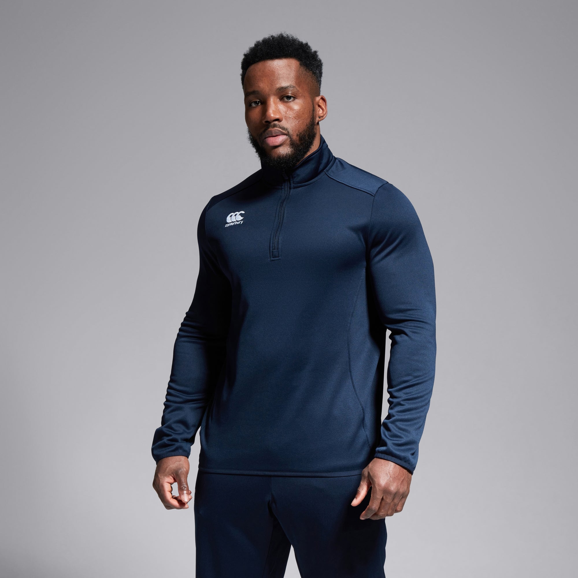 CANTERBURY CLUB QZ MID LAYER TRAINING TOP AM NAVY | Canterbury