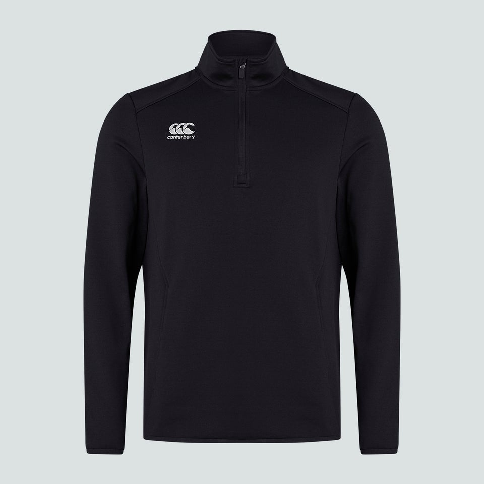 CANTERBURY CLUB QZ MID LAYER TRAINING TOP AM BLACK