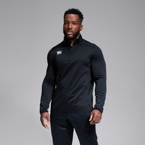 CLUB QZ MID LAYER TRAINING TOP AM BLACK - XS