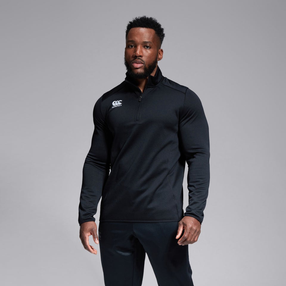 CANTERBURY CLUB QZ MID LAYER TRAINING TOP AM BLACK