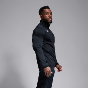 CANTERBURY CLUB QZ MID LAYER TRAINING TOP AM BLACK