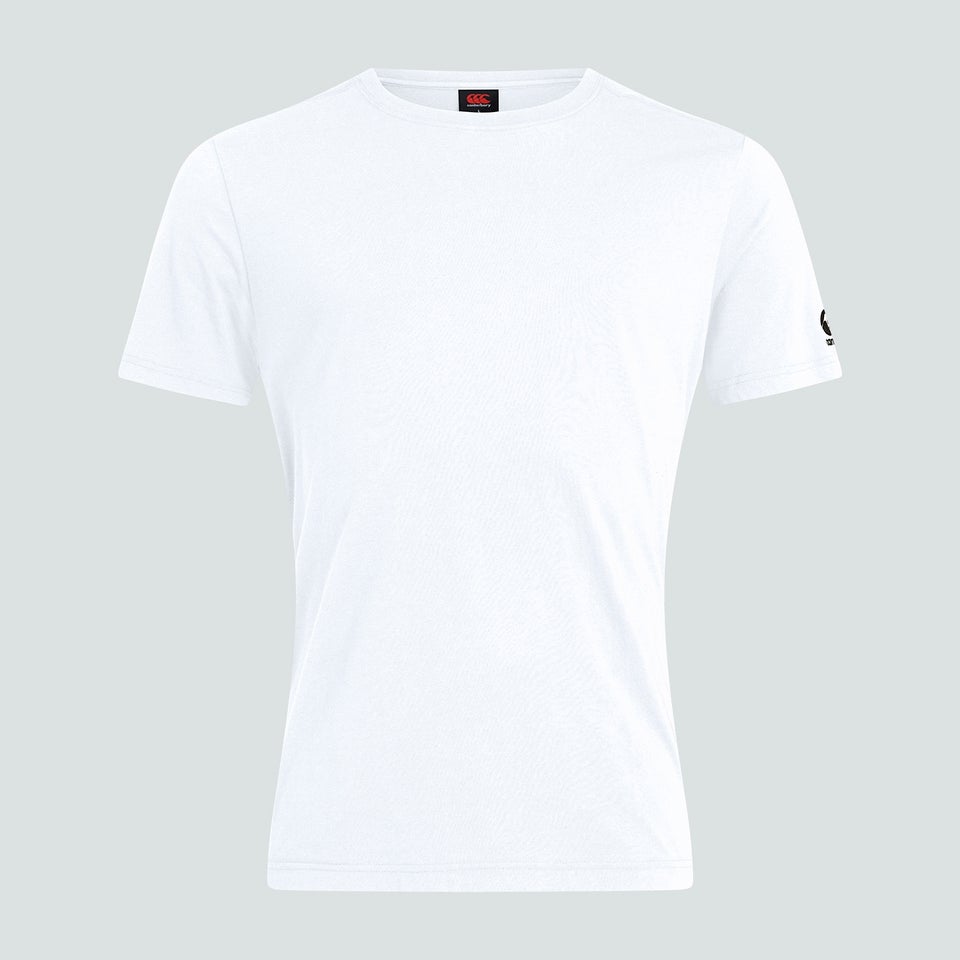 MENS CLUB PLAIN T-SHIRT IN WHITE
