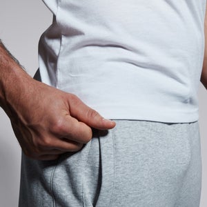 MENS CLUB PLAIN T-SHIRT IN WHITE