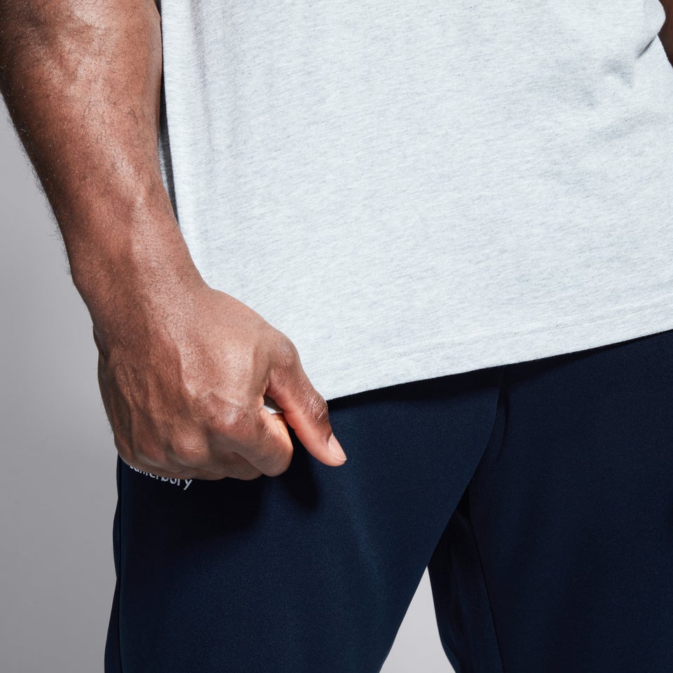 Mens Club Plain Tee Grey