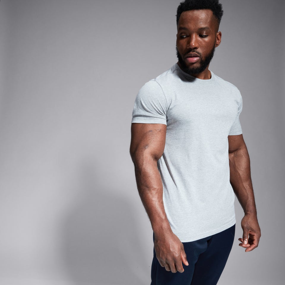 M CLUB PLAIN TEE CLASSIC MARLE