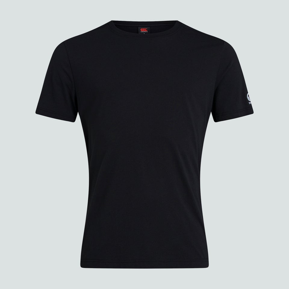M CLUB PLAIN TEE BLACK