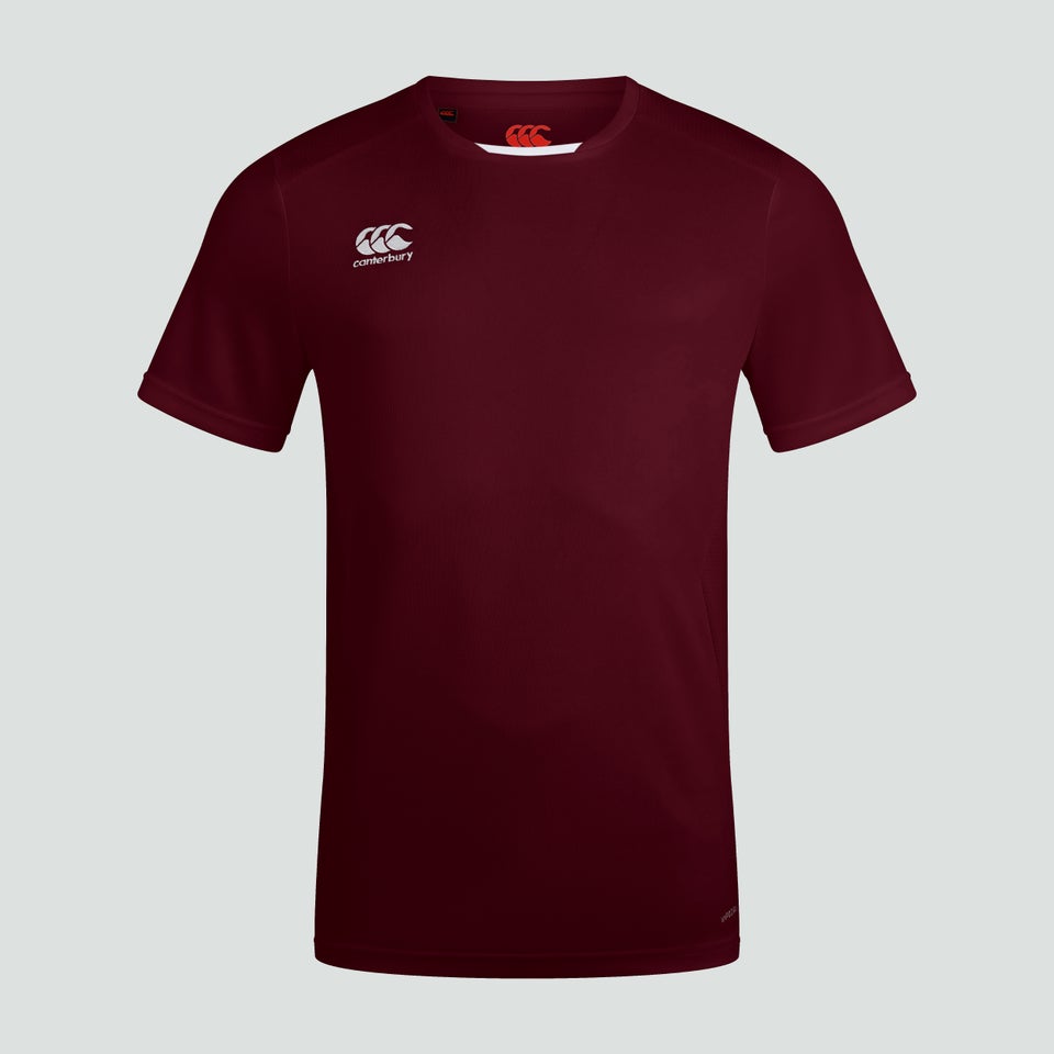Mens Club Dry Tee Maroon