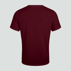 Mens Club Dry Tee Maroon