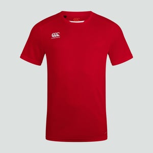 MENS CLUB DRY T-SHIRT IN RED