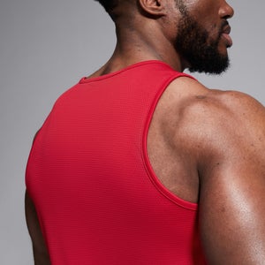 Mens Club Dry Singlet Red